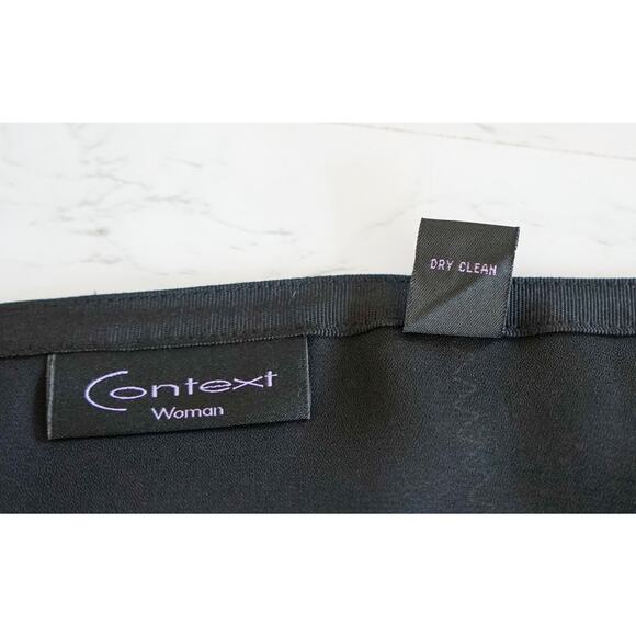 Context Woman Polka Dot Bow Silk Flare Skirt 20W Coquette Cocktail Preppy Retro - Picture 11 of 13